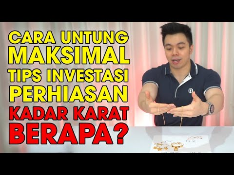 Kadar Karat Perhiasan Emas yg Paling UNTUNG&Bagus. Tips Cara Investasi Perhiasan Emas 23 Karat Rugi?