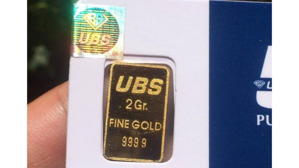 Gambar Emas UBS 2 Gram