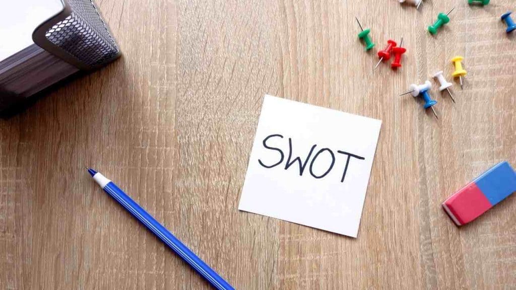 Cara Analisis Peluang Usaha dengan Teknik SWOT by Piotrekswat Canva