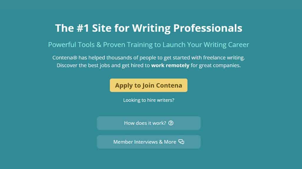 Situs Freelance Penulis Contena