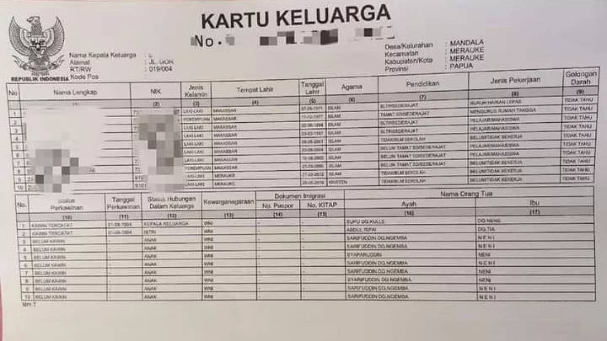 Cara Cetak Kartu Keluarga Secara Online - KlikTerbaru