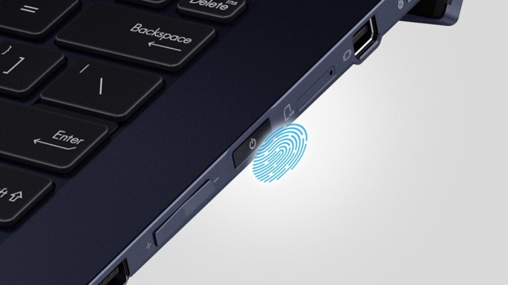 Sensor fingerprint ASUS ExpertBook B7 Flip